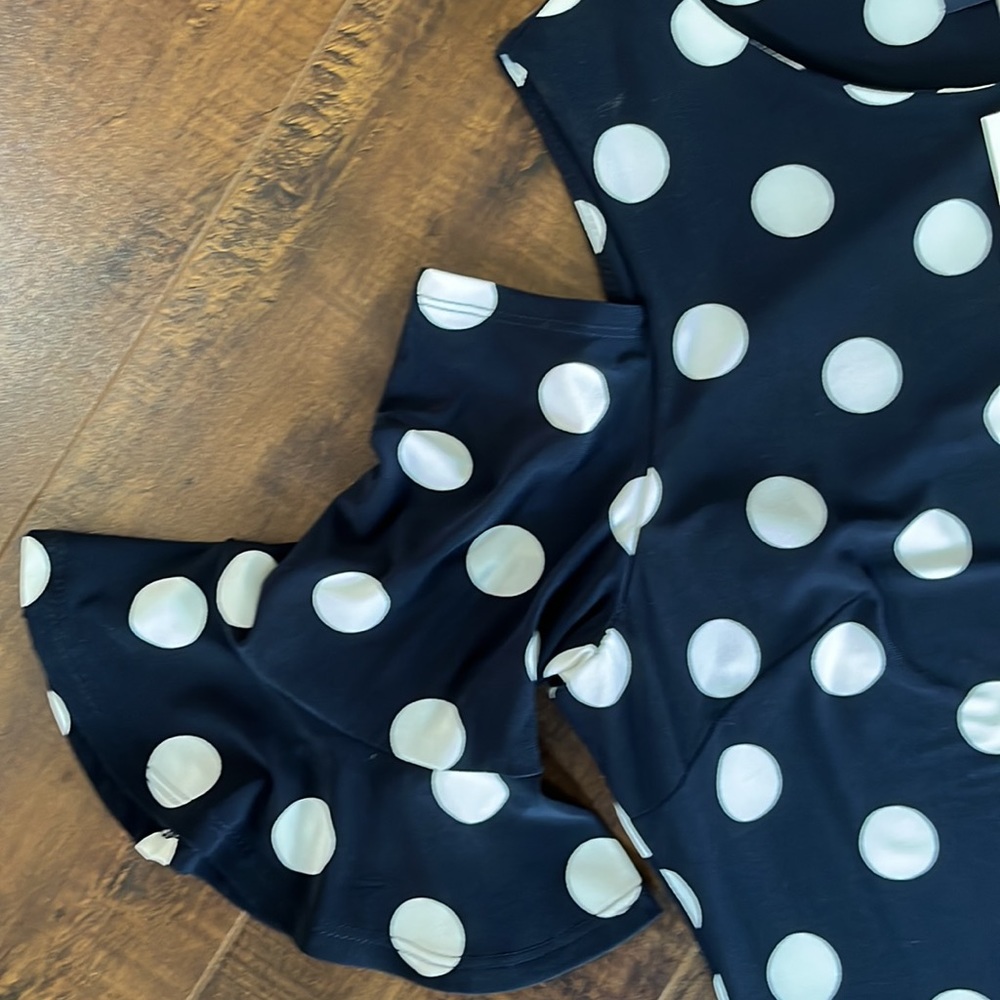 NewTommy Hilfiger navy dress with peek abo shoulders - Picture 3 of 3